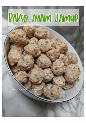 Foto resep Bakso Ayam Jamur