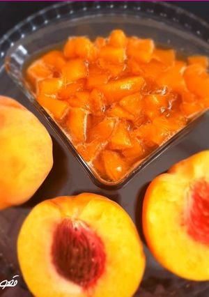 عکسی از دستور مربای هلو