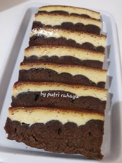Foto resep Puding brownis caramel