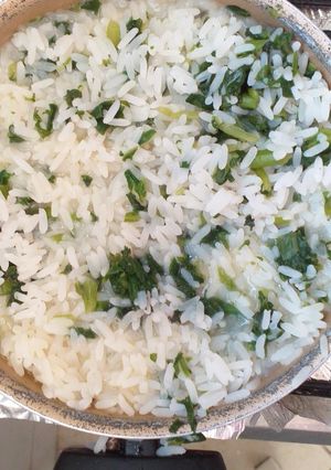 Foto de Arroz com espinafre