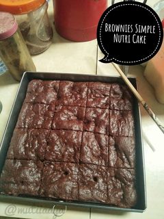 Foto resep Brownies Simple Nutricake