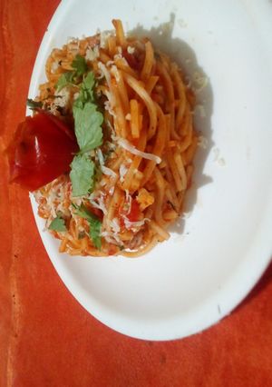 A picture of Spaghetti amazing.
