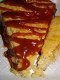 Flan de elote a la cajeta