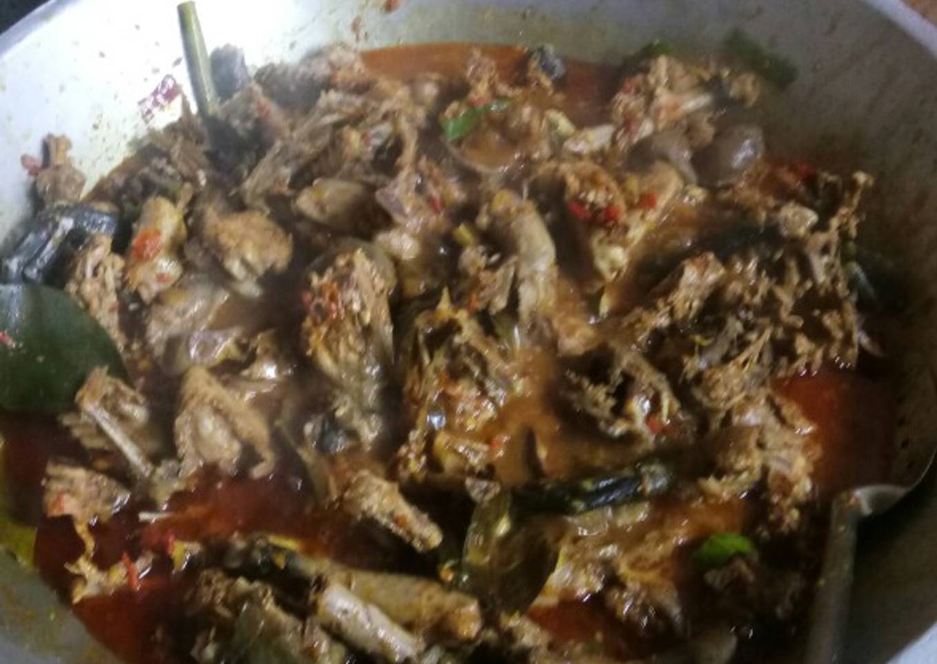 Balado entog (balado bebek)