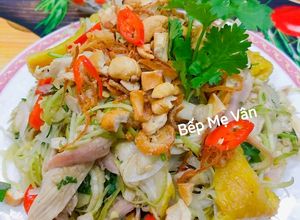 Hình của món Gỏi gà hoa chuối(bắp chuối).