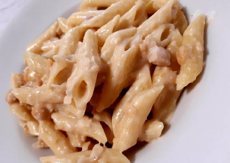 Steps to Prepare Quick Pasta e crema di ceci