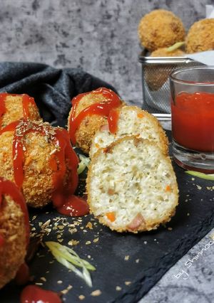 Foto resep Rice Croquettes (Kroket Nasi)