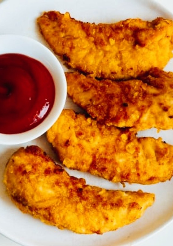 Una foto de Pollo Frito en freidora de aire