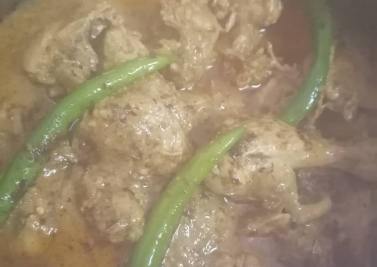 Recipes for Green chicken masaala