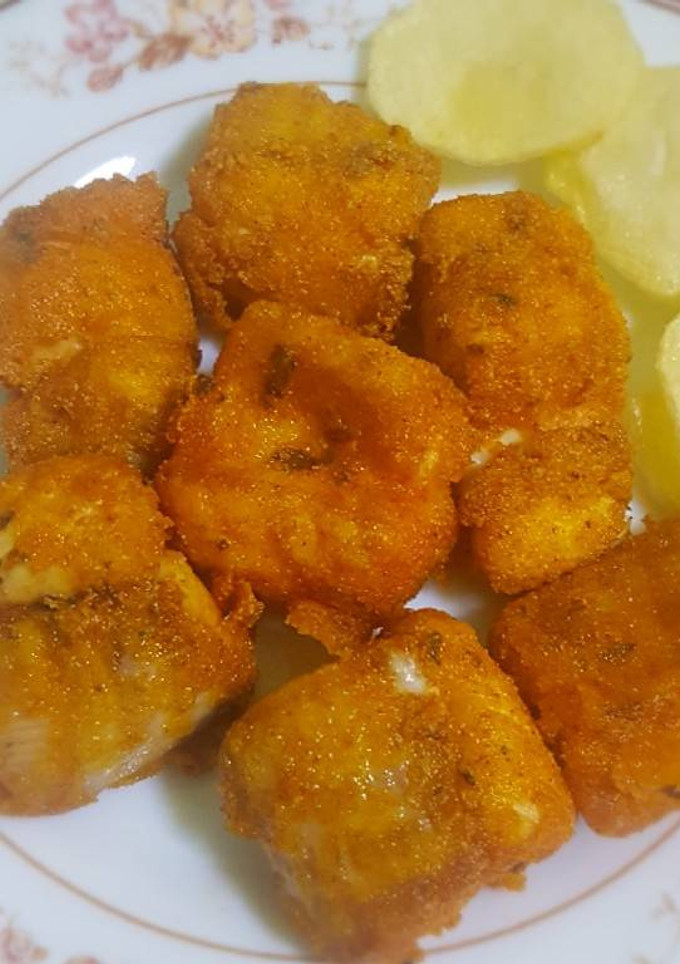 Una foto de Cazón frito en adobo