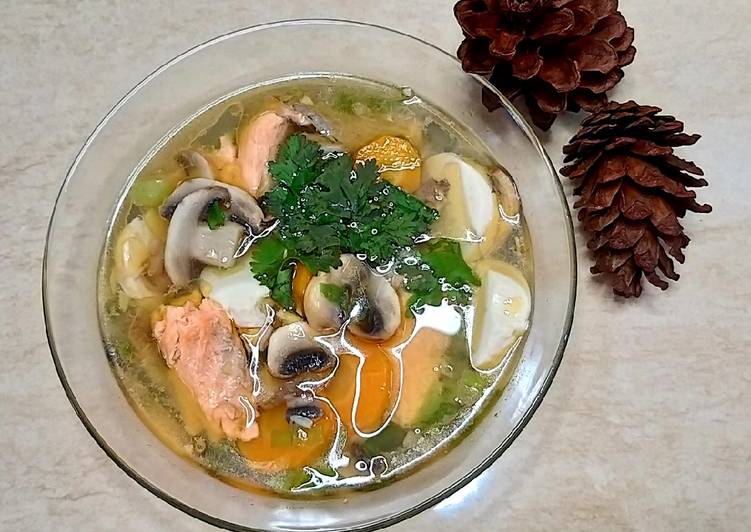 Resep Sup Miso Salmon, Sempurna