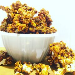 My 3 INGREDIENT CARAMEL POPCORN A picture of My 3 INGREDIENT CARAMEL POPCORN.
