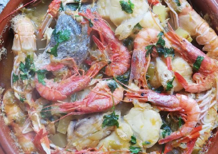 Suquet de pescado y marisco