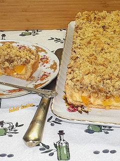Borkrémes morzsasüti recept fotója
