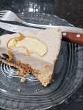 Torta mousse de maçã com passas