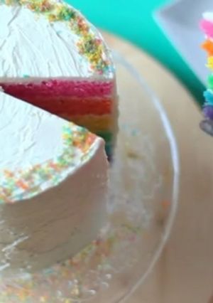 Foto di Torta arcobaleno 🌈SENZA GLUTINE E LATTOSIO