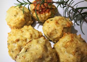 Easy Recipe Baked Chicken Meatballslow carb Savory Delicious