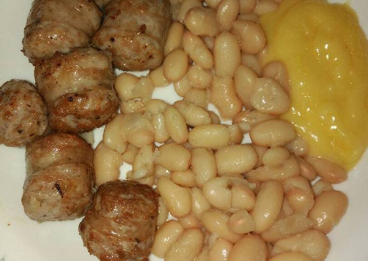 Mongetes con butifarra Receta de doloresgomezgarcia Cookpad