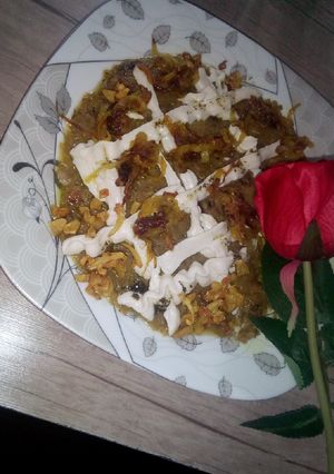 عکسی از دستور کشک بادمجان
