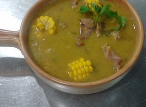 Una foto de Sancocho dominicano