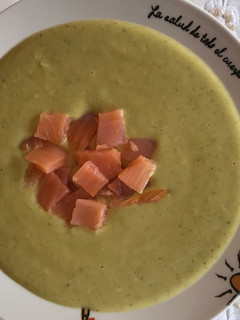 Una foto de Crema de brócoli