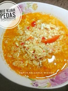 Foto resep Mie Kuah Pedas Homemade