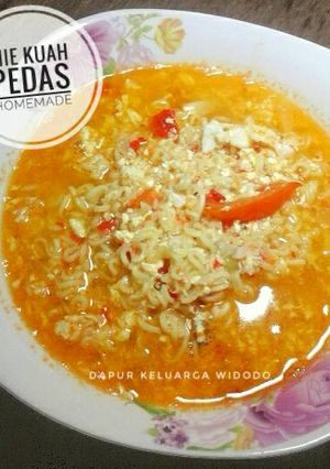 Foto resep Mie Kuah Pedas Homemade