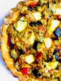 TARTA DE VEGETALES 🧅🫑🍆🥕🍽️🍻🥧 (Con masa casera de mayonesa) 😋🤩😋👏