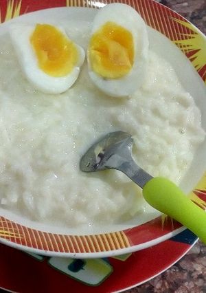 صورة لوصفة ارز بالحليب مع بيض