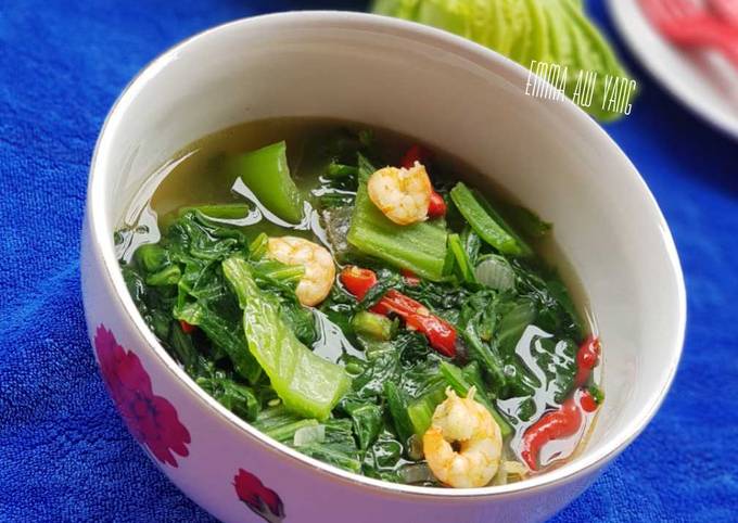 Resep Sawi Pahit Tumis Udang Oleh Emma Aw Yang Kitchen Cookpad 3252