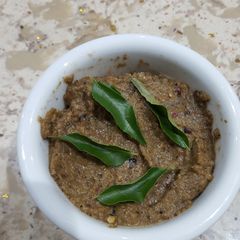A picture of Mulangi Thogayal (Radish Chutney).