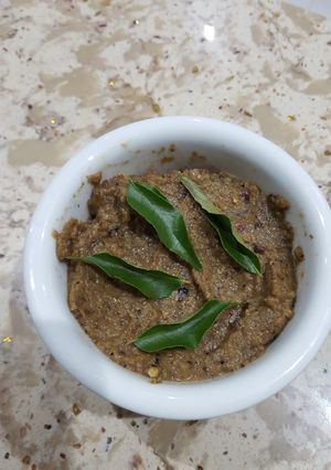 A picture of Mulangi Thogayal (Radish Chutney).