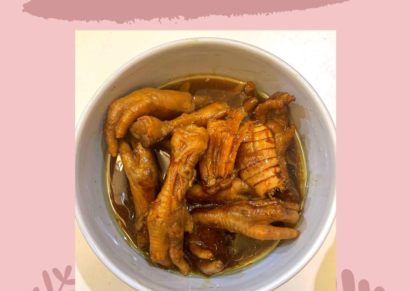 Ceker Ayam Kecap