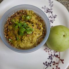 A picture of Raw tomato chutney.