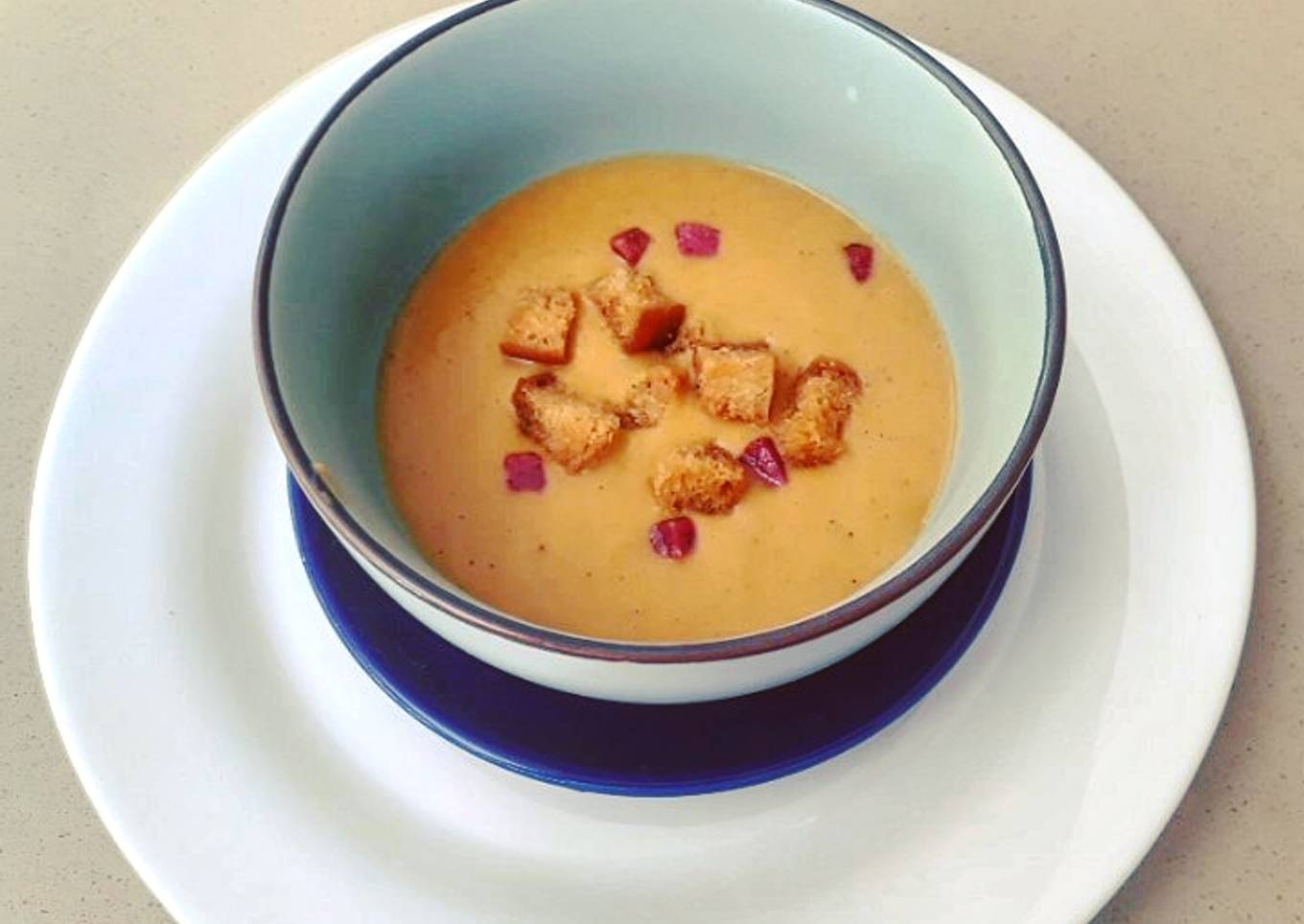 Crema de porotos y champiñón 🍄