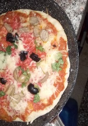 صورة لوصفة بيتزا المقلاة