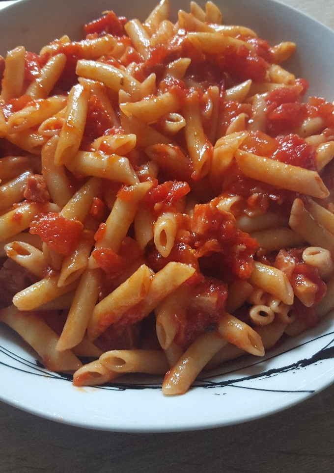 Una foto de Macarrones ala rabiata