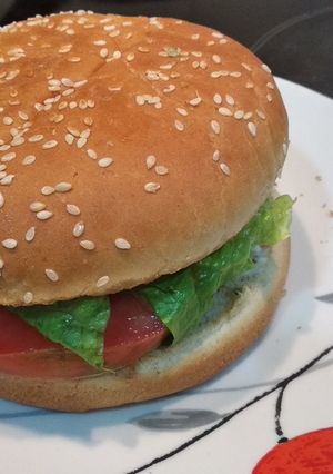 Una foto de Hamburguesa vegetal