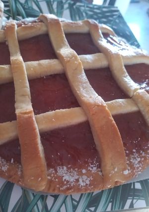 Una foto de Pastafrola con masa de aceite