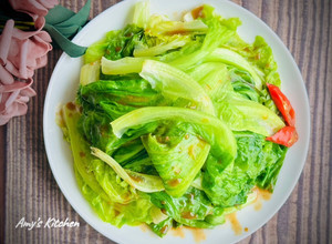 燙青菜 / 擺盤分享 的食譜成品照片