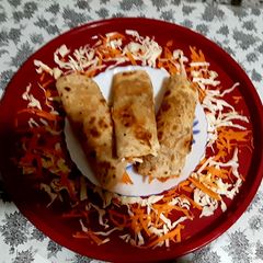 A picture of Paneer Bhuna Frankie.