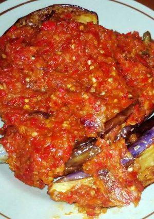 Foto resep Pecak terong ungu