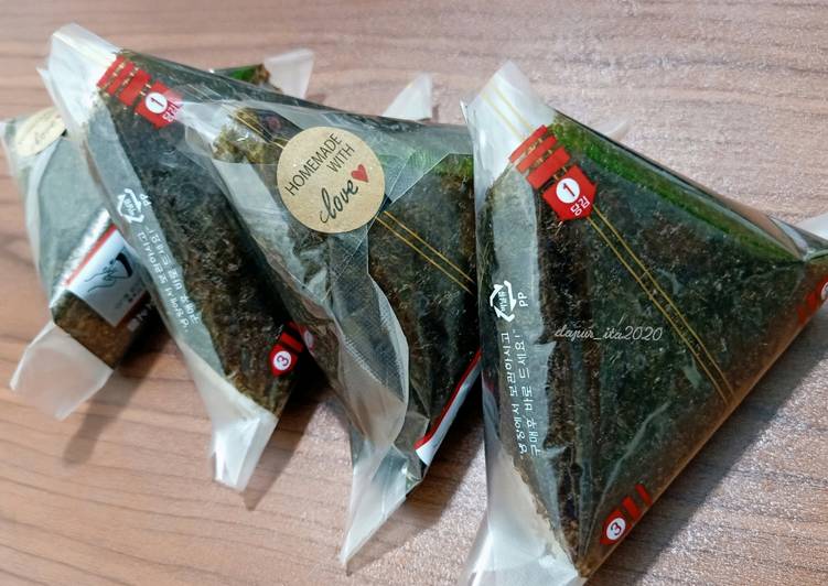 Langkah Mudah Untuk Bikin Samgak Kimbab Nasi Kepal Segitiga Onigiri Sederhana Resep Masakan Enak