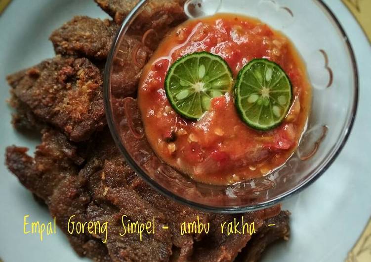 Cara Gampang Membuat Empal Goreng Simpel yang Bisa Manjain Lidah