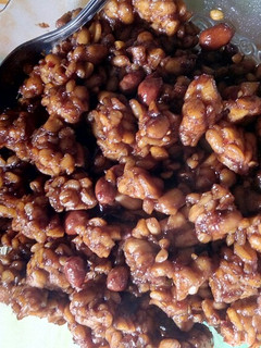 Foto resep Orek tempe + kacang tanah