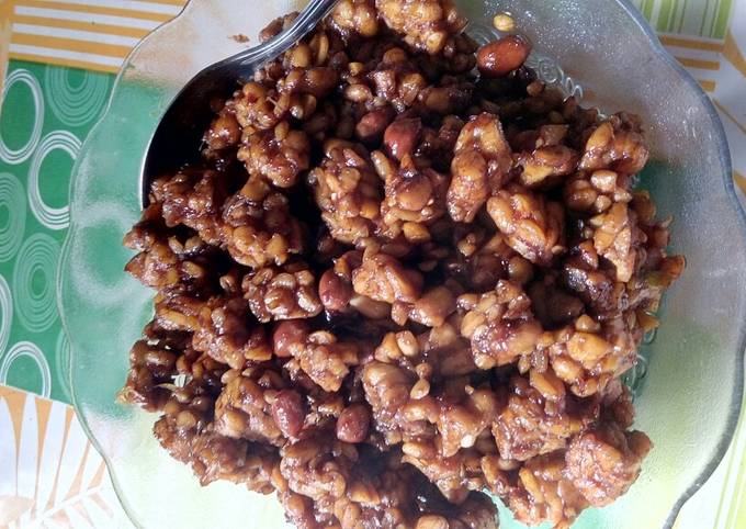 Cara Bikin Orek tempe + kacang tanah Murah