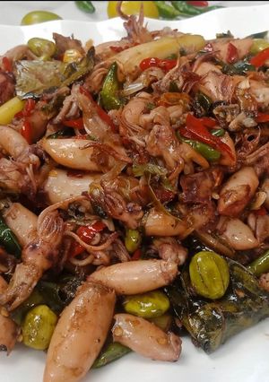 Foto resep Cumi asin cabe ijo #dirumahaja