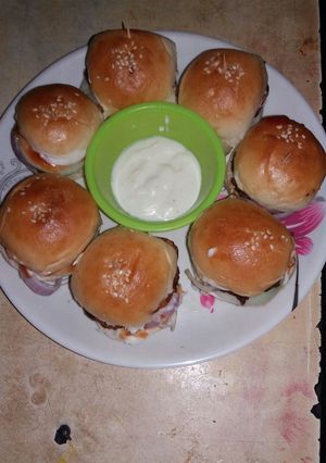 A picture of Mini burger...#cookpadramdan.