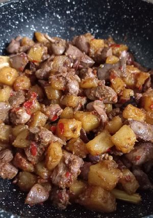Foto resep Balado Kentang Ati Ayam Mantul