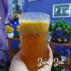 Passion Fruit Juice with Coconut Jaggery A picture of Passion Fruit Juice with Coconut Jaggery.